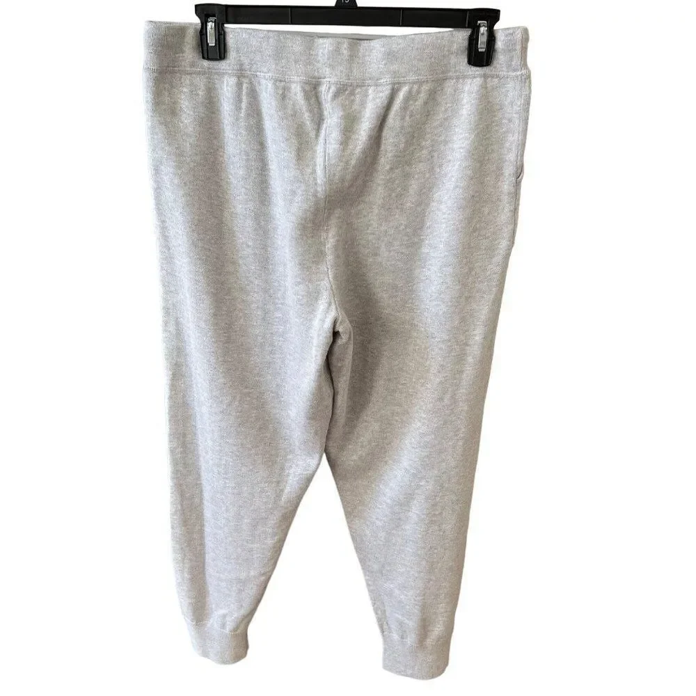 J. Crew Cotton Cashmere Jogger Pant Heather Dove Grey NWT